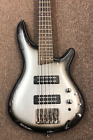 Ibanez SR305E 5 String Electric Bass Guitar Metallic Silver