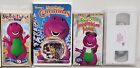 New ListingBarney 4 Lot VHS Video tapes Christmas, Zoo, Imagination Island, Sing & Dance