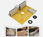 Router Table Insert Plate Wood Milling Flip Board Trimming Tools Aluminum Alloy