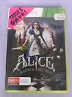 ALICE Madness returns Xbox 360 PAL GAME American McGee Microsoft wonderland EA
