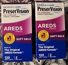 PreserVision AREDS Formula Soft Gels, 120 Softgels Ea (Pack of 2)