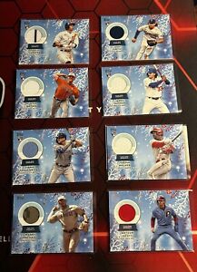 2023 Topps Holiday Relic Card 8 Card lot Rookies Vets  Numbered