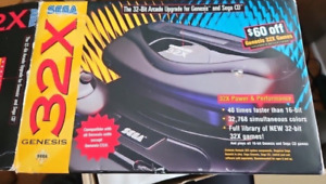 New ListingSega Genesis 32 Bit Arcade Upgrade For Genesis & Sega CD W/Box Untested 1994
