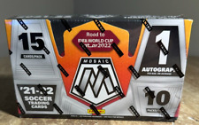2021-22 Panini Mosaic Road To FIFA World Cup Qatar 2022 Soccer Sealed Hobby Box