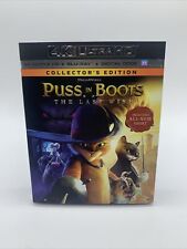 Puss in Boots: The Last Wish (4K UHD Bluray Digital 2022) *FACTORY SEALED*w/SLIP