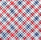 Patriotic Red White Blue Plaid Vinyl Flannel Back Tablecloth Var Size by Elrene