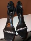 Nine West Bead Ball Jeweled Stiletto- Ankle Strap sz 8