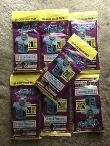 Panini 2021 Absolute Football Cello Fat Pack - 7 Packs