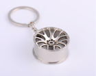 Creative Wheel Model Silver Car Keychain Cool Gift Men Keychain Keychain silver5