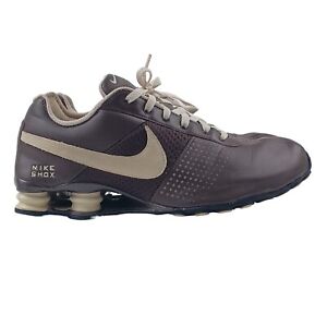 Nike Shox Shoes Athletic Running Shoes Men's Brown Size 10 1/2 Great Condition.