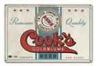 Cook's Goldblume Beer Ale Lager Brewery Metal Sign MAN CAVE GARAGE Shop ami045