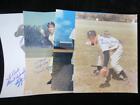 (4) New York Yankee Greats Signed 8 x 10 Photos w/ Billy Martin - All Deceased