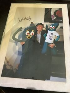 art clokey signed photograph gumby claymation artist