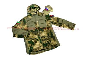 Rare Russia Rosgvardia Atacs FG Camo Fleece Jacket L3 Flag Patch Hat Many Size