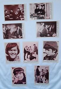Monkees 1966 trading cards 6 11 12 15 17 18 19 36 40 Raybert Productions
