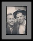 New Listing2 Merry Men Smoking Cigars Having a Delightful Time Vintage Photobooth Photo
