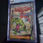 AMAZING SPIDER-MAN #119 April 1973 CGC 6.0 Hulk Battle KEY ISSUE