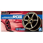 Aoshima 1/24 Advan Racing RG III 19inch Tire & Wheel Set 34