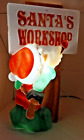 New ListingVintage General Foam Elf Santa's Workshop Outdoor Yard Blow Mold Christmas 34
