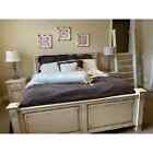 Old Biscayne Designs Custom Made King Bed with Nightstands, Bedding, and Pillows