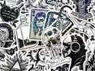 10-100 Cool Holographic & Reflective Sticker Pack Gothic Themes Lot For Laptops