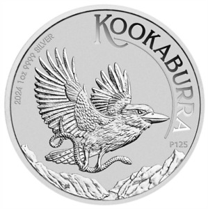 2024 1 oz Australian Mint Silver Kookaburra - .9999 Fine Silver in Capsule