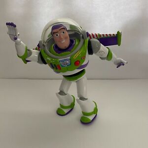 Disney Pixar Toy Story Talking Buzz Lightyear Action Figure 12” Pre Owned