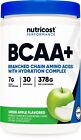 Nutricost BCAA+ Hydration Powder (Green Apple) 30 Servings