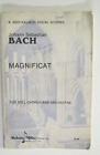 Magnificat Bach Kalmus Vocal Scores K6003 Belwin Mills SATB