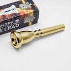 Genuine Bach 24K Gold Commercial Trumpet Mouthpiece, 3MV NEW!