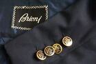 Brioni Palatino Navy Blue Metal Button Wool Sport Coat Blazer Jacket  Sz 46R