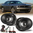 For 15-23 Dodge Challenger Bumper Fog Lights Driving Lamps Pair w/Wiring Switch (For: 2015 Dodge Challenger)