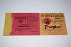 1980 Disneyland 25th Birthday 11 Adventures Ticket Book, Partially Used