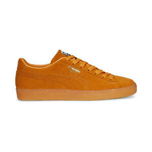 Puma Suede Classic XXI 37491572 Mens Orange Suede Lifestyle Sneakers Shoes