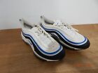 Nike Air Max 97 Size 6Y  Shoes Sneakers White Black Signal Blue 921522-107