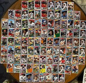 NFL Lot 1984 Topps 100 Football Cards HOFers Stars Commons EX/NM Condition