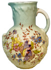 New ListingCollectable Vintage Mid Century Ceramic Floral Vase Pottery With Handle 5