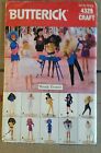 Vintage Butterick #4329 Craft Barbie Doll Clothes Pattern*