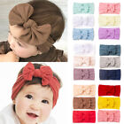 3pcs Baby Girls Elastic Nylon Headband Newborn Toddlers Hairband Hair Bows Set ♯