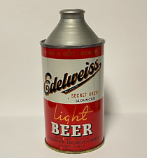 New ListingEDELWEISS BEER SECRET BREW Hi Profile Cone Top Can  SPARKLING CONDITION! CHICAGO