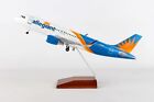 SKYMARKS ALLEGIANT A320 1/100 NEW LIVERY W/WOOD STAND &GEAR Airplane Aircraft
