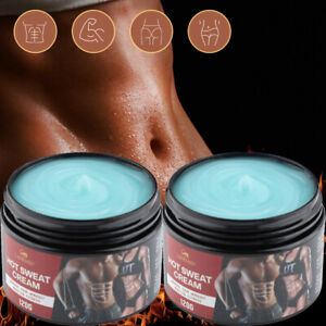 2x Powerful Abdominal Muscles Cream Weight Loss Belly Fat Burner Sweating Gel