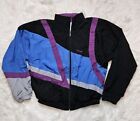 Vintage Reebok Jacket Windbreaker Full Zip Mens SM Retro 90’s Color Block Fresh