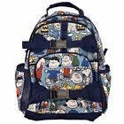 Pottery Barn Kids Makenzie Charlie Backpack Peanuts Snoopy Blue PBK Discontinued
