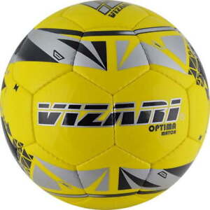 Optima Match NFHS Soccer Ball, Yellow Black Silver Size 5