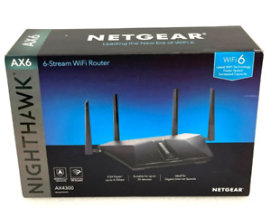 NETGEAR Nighthawk AX6 RAX45 Dual-Band Wi-Fi 6 Router, New