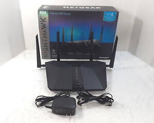 NETGEAR Nighthawk AX6 RAX45 6-Stream Dual-Band Wi-Fi 6 Router AX4300 Black