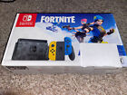 New Nintendo Switch Fortnite Wildcat Console - Yellow/Blue JoyCon (No Code)