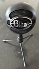 Blue brand Snowball iCE USB (black) Microphone w/ stand & cable - Tested & works