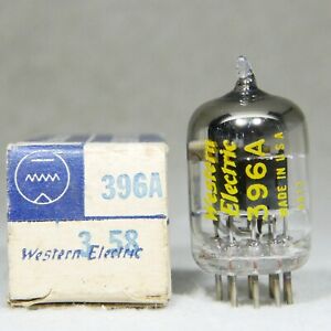 Western Electric 396A/2C51/5670 Black Plate Square Getter 1958 Strong